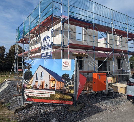 Baustart In Bork F R Eine Stadtvilla