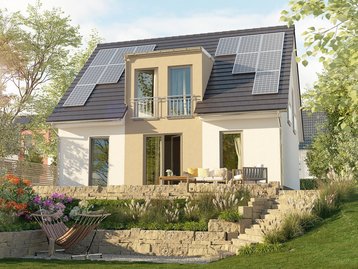 Einfamilienhaus-Flair-125-Garten-Hang