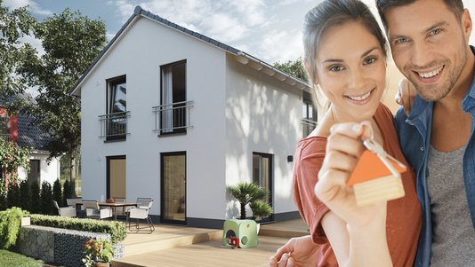 Collage-Haustypen Eigenes Haus